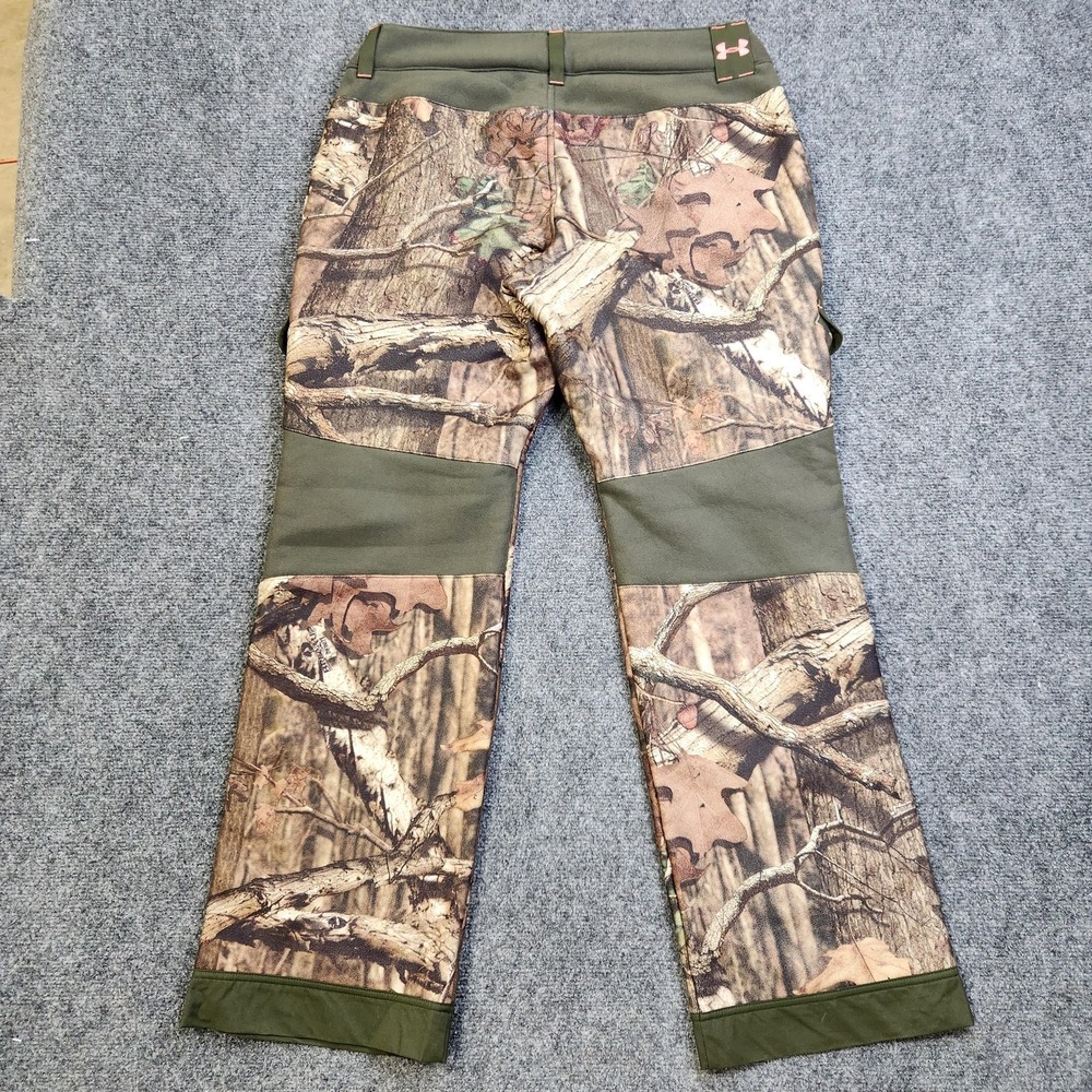 Under Armour Ayton Pants Womens Large Fleece Lined Insulated Hunting Camouflage - Picture 2 of 10
